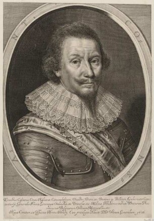 Bildnis des Ernestvs Casimirvs von Nassau-Dietz