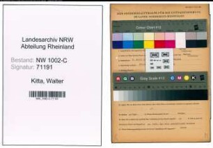 Entnazifizierung Walter Kitta, geb. 06.04.1905 (Kaufmann)