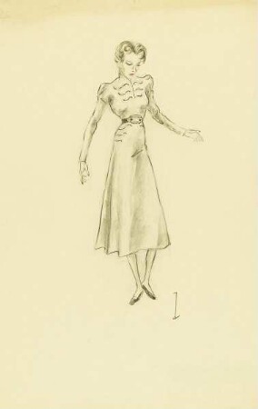 Frau in weißem Kleid