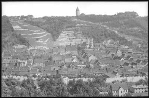 Freyburg an der Unstrut. Blick auf Freyburg