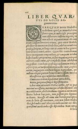 Liber Quartus De Locis Argumentorum.