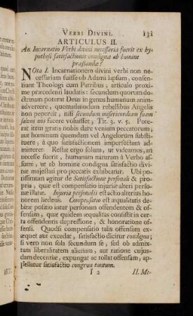 131-140, Articulus II