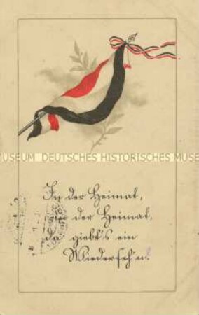 Patriotische Postkarte