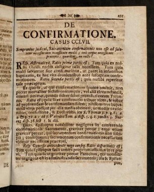 495-505, Casus CCLVII - CCLXIX