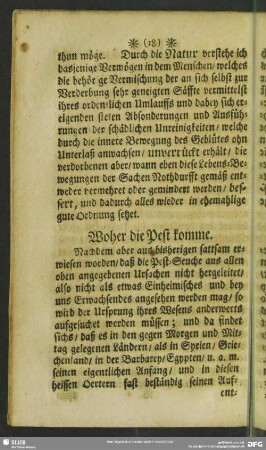 Woher die Pest komme