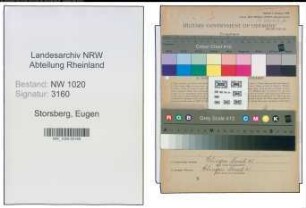 Entnazifizierung Eugen Storsberg , geb. 27.03.1896 (Schlosser)