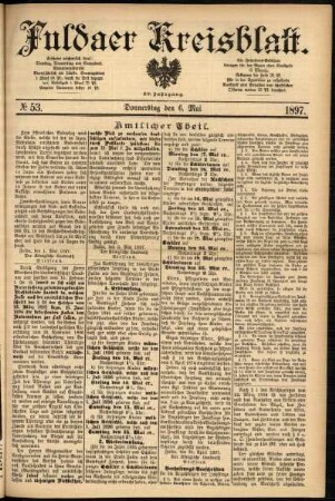 Ausgabe vom Donnerstag, den 06. Mai 1897.