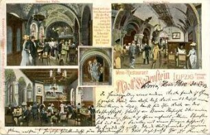 Wein-Restaurant Adolf Bodenstein Leipzig : Gothische Halle, Romanische Halle, Gesellschaftszimmer ; Schulstr. 3, Markgrafenstr. 10