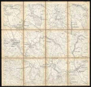 Äquidistantenkarte 108 : Section Oberullersdorf, 1883 : Section Oberullersdorf. - 1:25000. - Leipzig: Giesecke & Devrient, 1883. - 1 Kt.