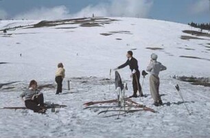 Feldberg. Skifahrer