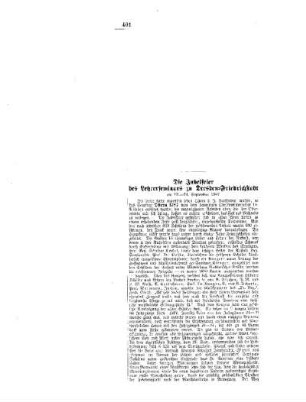 Die Jubelfeier des Lehrerseminars zu Dresden-Friedrichstadt : am 22.-24. September 1887