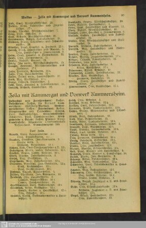 Zella mit Kammergut und Vorwerk Kummersheim