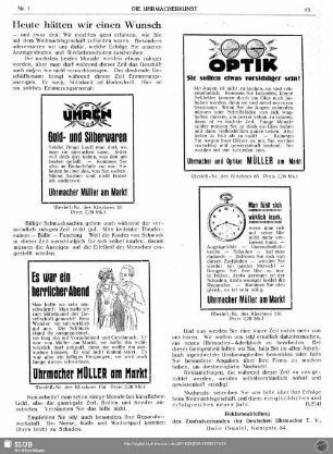 Heut hätten wir einen Wunsch