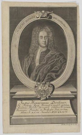 Bildnis des Justus Henningius Boehmer