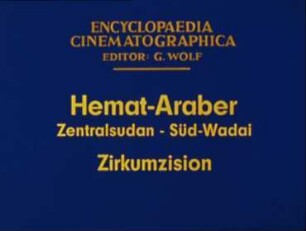 Hemat-Araber (Zentralsudan, Süd-Wadai) - Zirkumzision