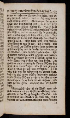 171-188, Absonderlich aber ist ein Christ arm und nichts...