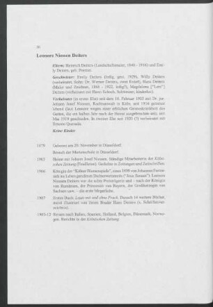 Leonore Niessen Deiters