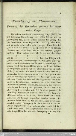 Widerlegung der Phoronomie
