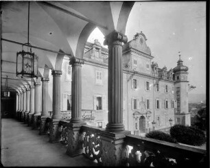 Baden-Baden Neues Schloss - Hauptbau Hauptportal