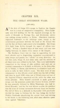 Chapter XIX. The great succession wars