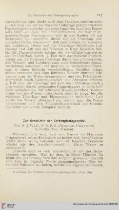 Zur Geschichte der Farbenphotographie
