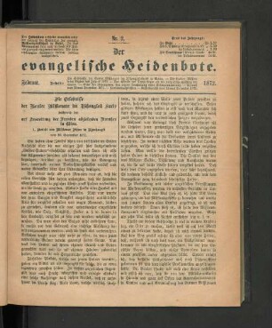Nr. 2. Februar. 1872.