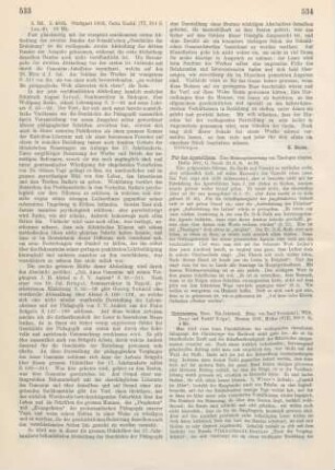 534-535 [Rezension] Neue Christoterpe; 1893