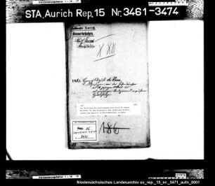 Die Befreiung des Handlungsgehilfen Heinrich August de Vries von dem Erfordernis des 25jährigen Mindestalters zum Eintritt in die Krämerzunft in Esens
