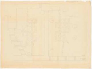 Deutsche Gartenschau 1950 auf dem Killesberg, Stuttgart: Pflanzplan - Dahlienvergleichsschau 1:100, Vorentwurf