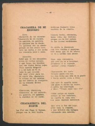 Chacarera del norte