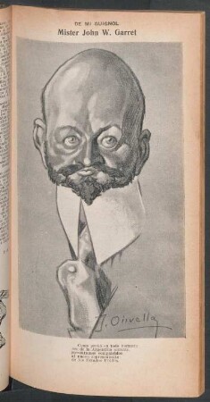 Mister John W. Garret - [Caricatura] : De mi Guignol