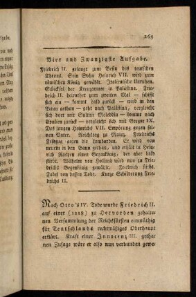 263-280, Vier und Zwanzigste Aufgabe.