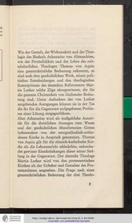 Die gesamtchristliche Bedeutung der Theologie Martin Luthers