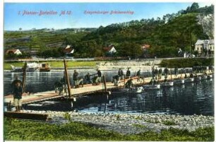 1. Pionier-Bataillon No. 12 - Kriegsmäßiger Brückenschlag