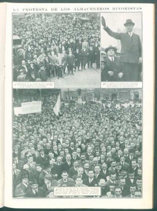 La protesta de los almaceneros minoristas