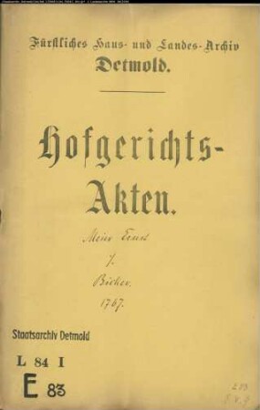 Ernst, Hermann Henrich, Meier zu Brüntrup gegen Bicker zu Ehrsen (? Retzen?) - Schuldforderung