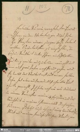 Eigenh. Brief von Franz Bopp an August Wilhelm von Schlegel, Berlin, 30.03.1828