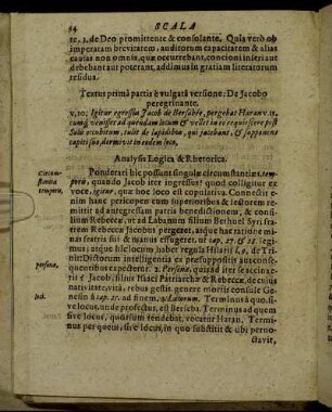 Textus prima partis e vulgata versione: De Jacobo peregrinante.