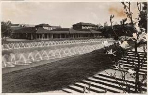 Reichsgartenschau 1939 auf dem Killesberg, Stuttgart: Große Wasserspiele am Haupteingang
