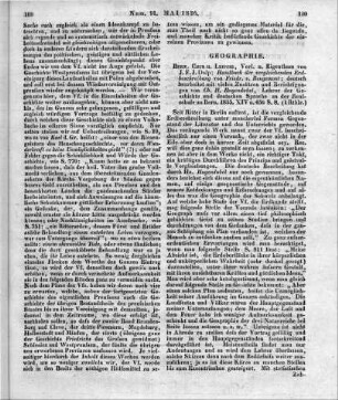 Rougemont, F. d.: Handbuch der vergleichenden Erdbeschreibung. Deutsch bearbeitet mit vielen Zusätzen und Berichtigungen v. C. H. Hugendubel. Bern, Chur, Leipzig: Dalp 1835