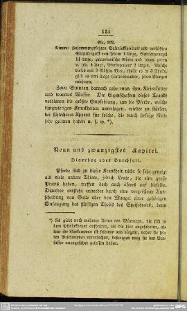 Neun und zwanzigstes Kapitel. Diarrhoe und Durchfall