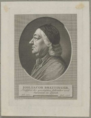 Bildnis des Ioh. Iacob Breitinger