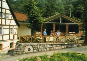 Klipphausen. Neudeckmühle im Saubachtal, Ansichtskarte, color