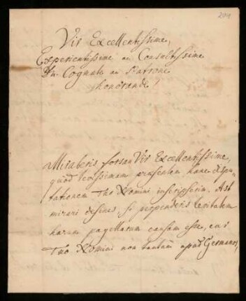 Brief von Johann Andreas Rießner an Johann Dolaeus