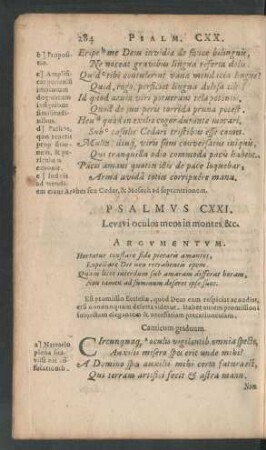 Psalmus CXXI. - Psalmus CXXX.
