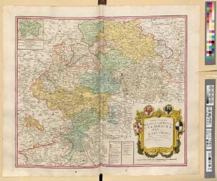 Principatus Brandenburgico-Culmbacensis vel Baruthinus Tabula Geographica quoad Partem Superiorem expressus