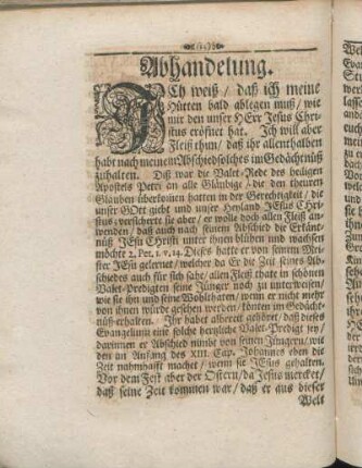 Abhandelung.