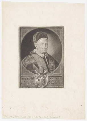 Bildnis des Benedictus XIII