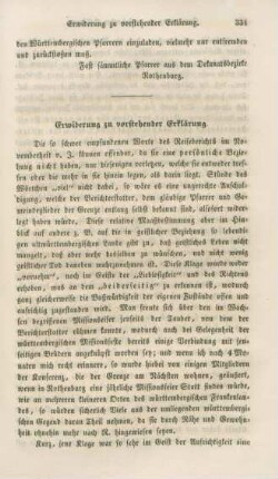 331-333 Erwiderung zu vorstehender Erklärung