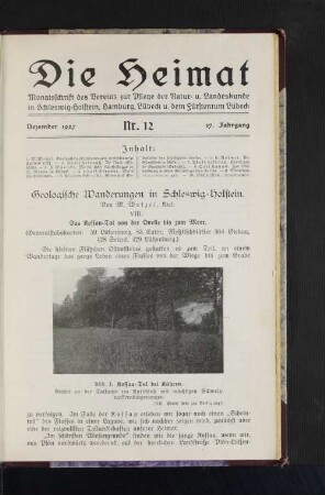 Dezember 1927 Nr. 12 37. Jahrgang
